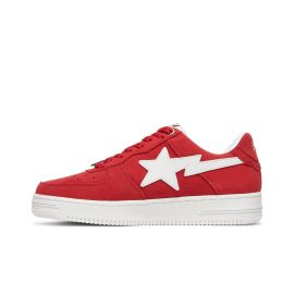 A Bathing Ape Bape Sta Low Patent Red